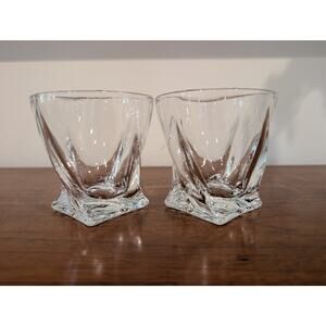 Vintage Mikasa “Motion” Double Old Fashioned Glasses – Set of 2 – Discontinued
